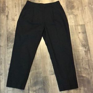 OAK + FORT cropped straight leg trousers